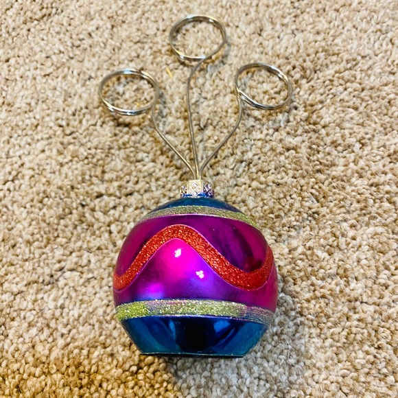 Holiday Christmas Tree Bulb Multi Picture Frame - Picture 3 of 8